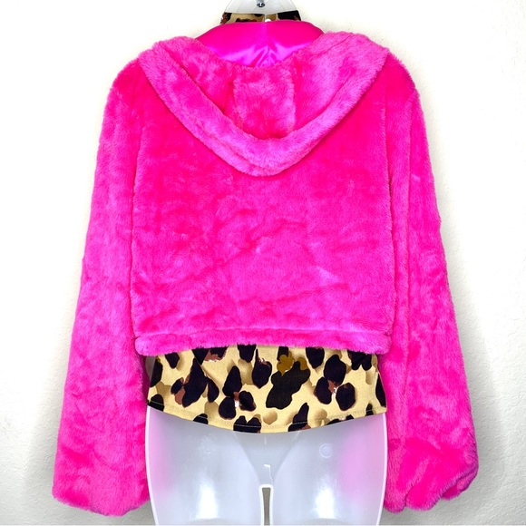 Yumeng Fushi Leopard Blouse Size S Sleeveless Stretch Halter Collar Shirt Top - Picture 9 of 13